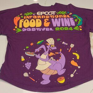 Disney Epcot Food and Wine Festival 2024 Spirit Jersey Figment Unisex Size Small